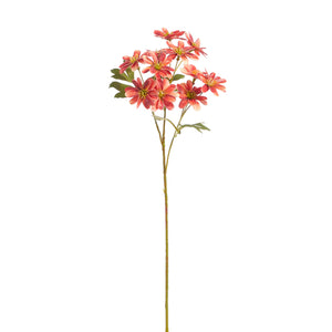 Real Touch Orange Chrysanthemum Spray -22"