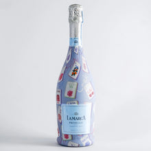Load image into Gallery viewer, La Marca  Pastel Blue Mahjong Bottle Wrap
