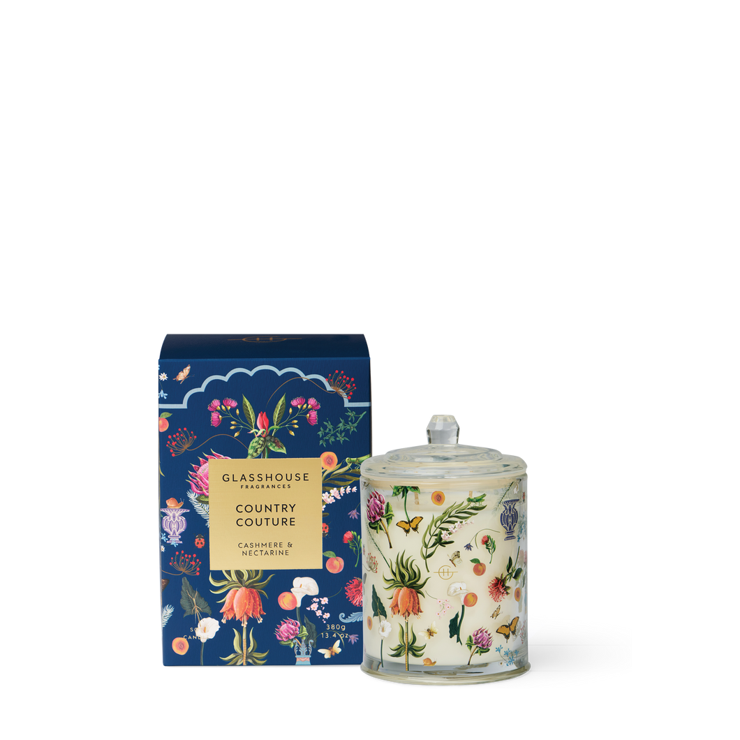 Glasshouse 13.4 oz. Candle -Country Couture