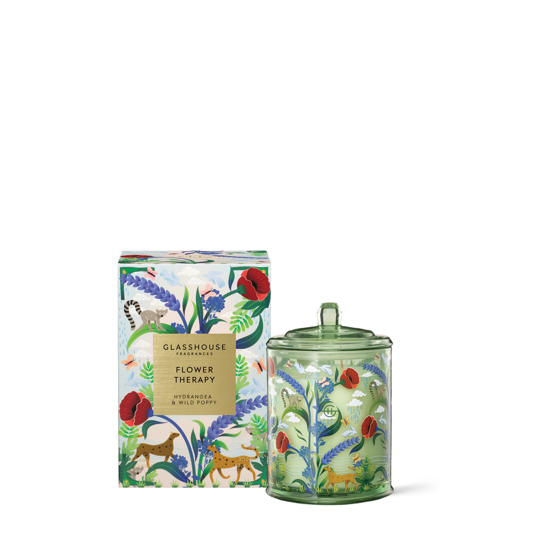 Glasshouse 13.4 oz. Candle -Flower Therapy