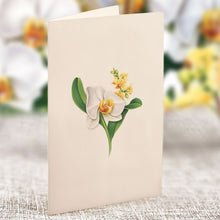 Load image into Gallery viewer, Flower Bouquet Card -Serenity Orchid
