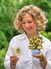 Load image into Gallery viewer, Flower Bouquet Card -Lemon Blossom Tree
