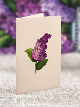 Load image into Gallery viewer, Flower Bouquet Card -Garden Lilacs
