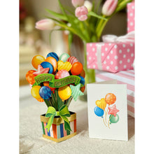 Load image into Gallery viewer, Birthday Bouquet Card -Balloons
