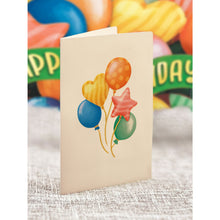 Load image into Gallery viewer, Birthday Bouquet Card -Balloons
