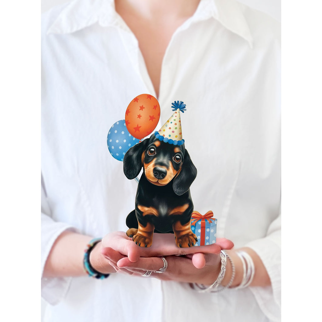 Birthday Bouquet Card -Puppy