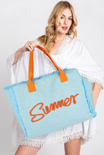 Load image into Gallery viewer, Sewn Rope Summer Tote
