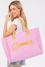 Load image into Gallery viewer, Sewn Rope Summer Tote
