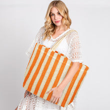 Load image into Gallery viewer, Striped Crochet Tote
