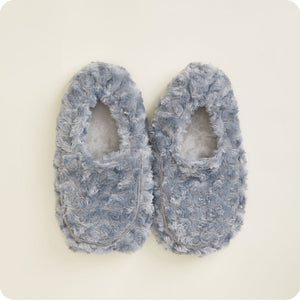Warmies Wellness Slippers -Curly Gray