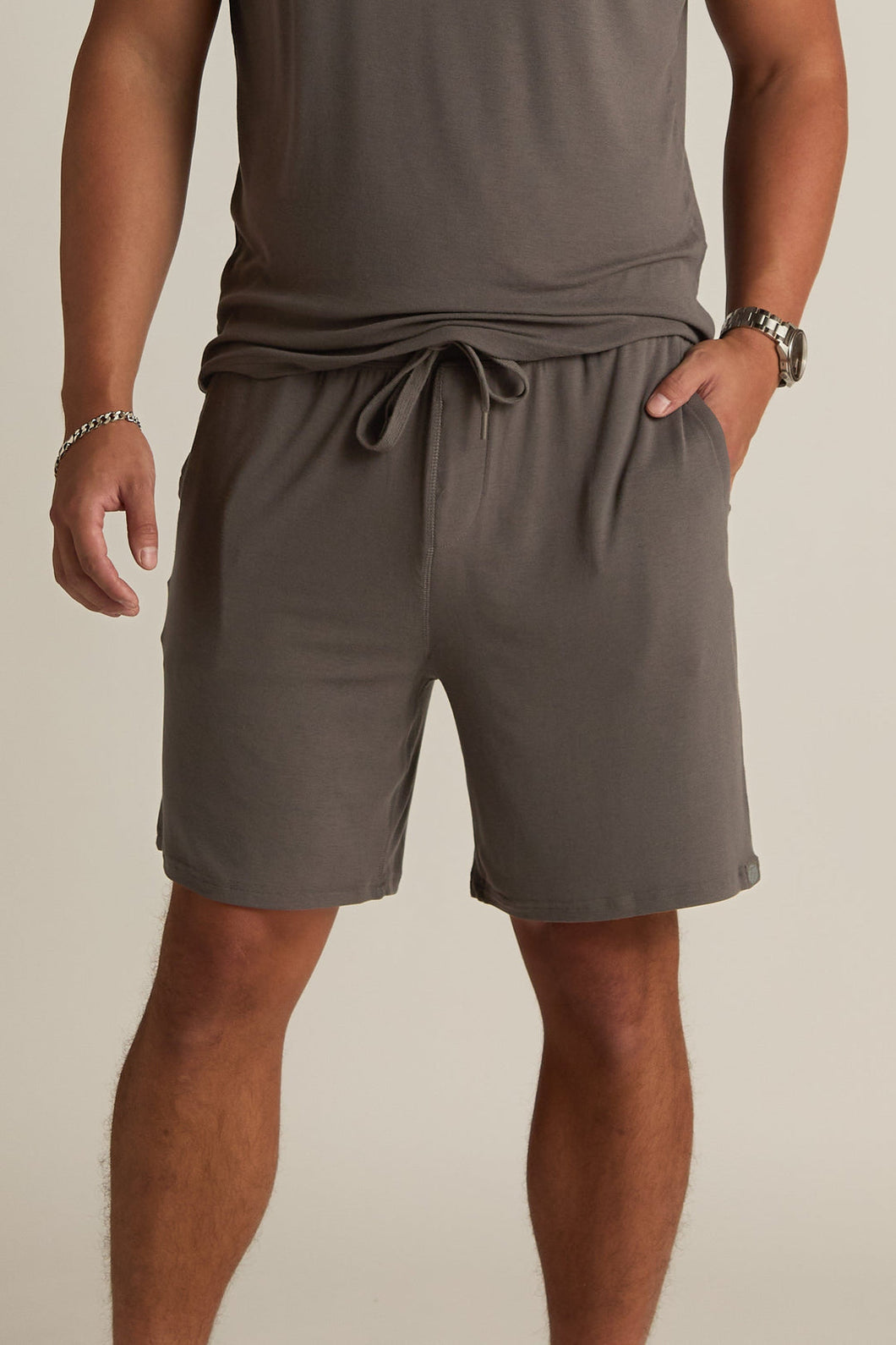 Men's Lounge Shorts -Grey