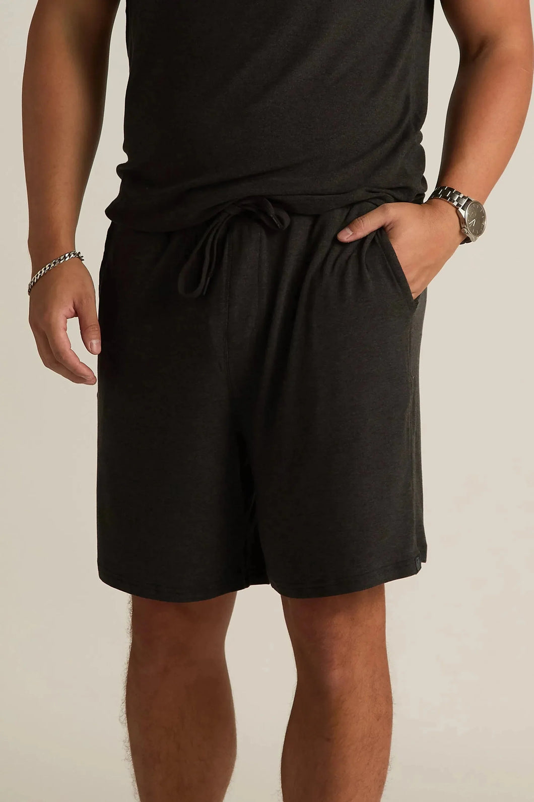 Men's Lounge Shorts -Charcoal