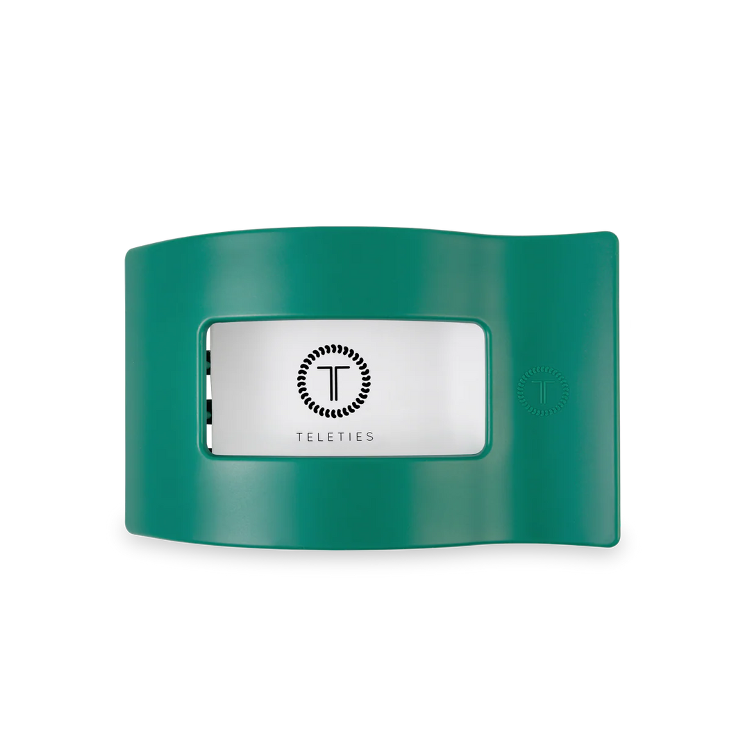 Teleties Flat Rectangle Clips -Fir Real