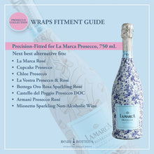 Load image into Gallery viewer, La Marca  Pastel Blue Mahjong Bottle Wrap
