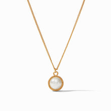 Load image into Gallery viewer, Julie Vos Fleur-de-Lis Solitaire Necklace -Pearl
