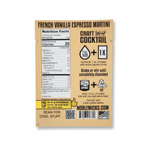 Load image into Gallery viewer, Noble Mick's Craft Cocktail -French Vanilla Espresso Martini
