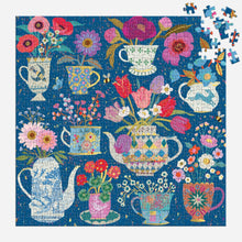 Load image into Gallery viewer, Victoria Ball Potted Teacups Foil Puzzle
