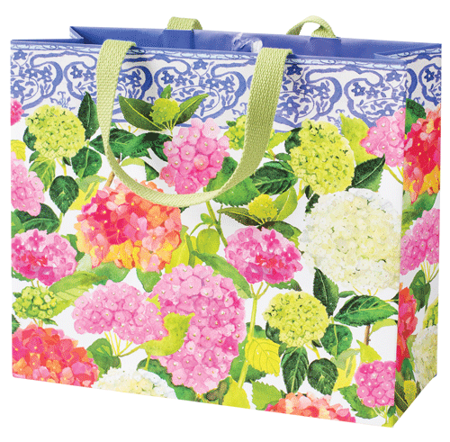 Gift Bag -Lg -Hydrangea Summer