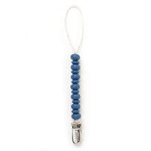 Load image into Gallery viewer, Happy Pacifier Clip -Navy
