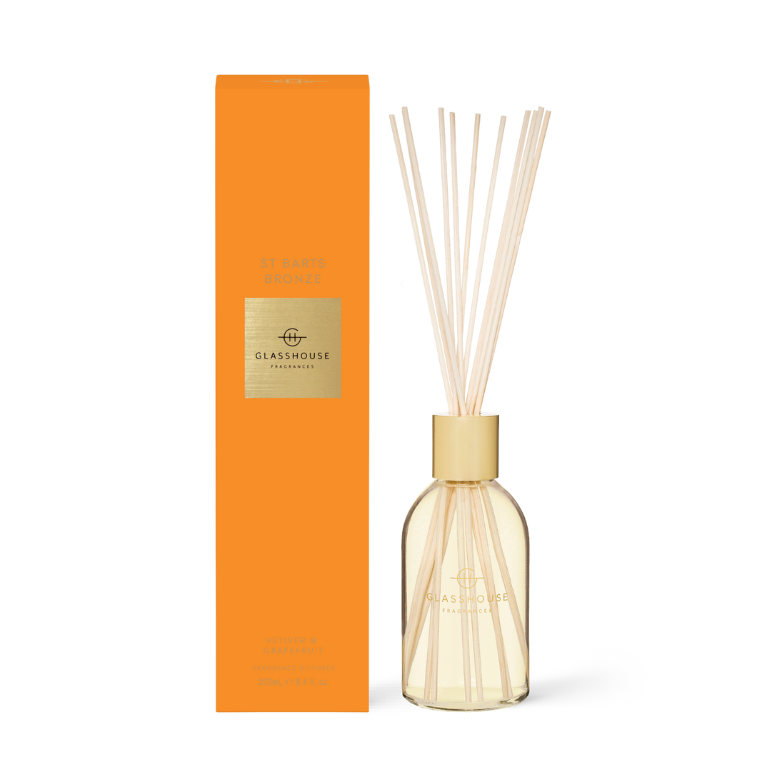 Glasshouse Fragrance Diffuser -St Barts Bronze