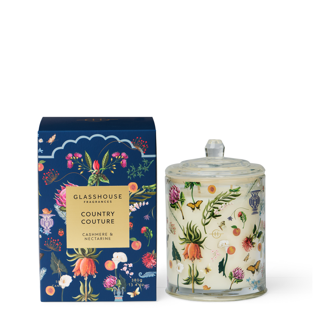Glasshouse 13.4 oz. Candle -Country Couture