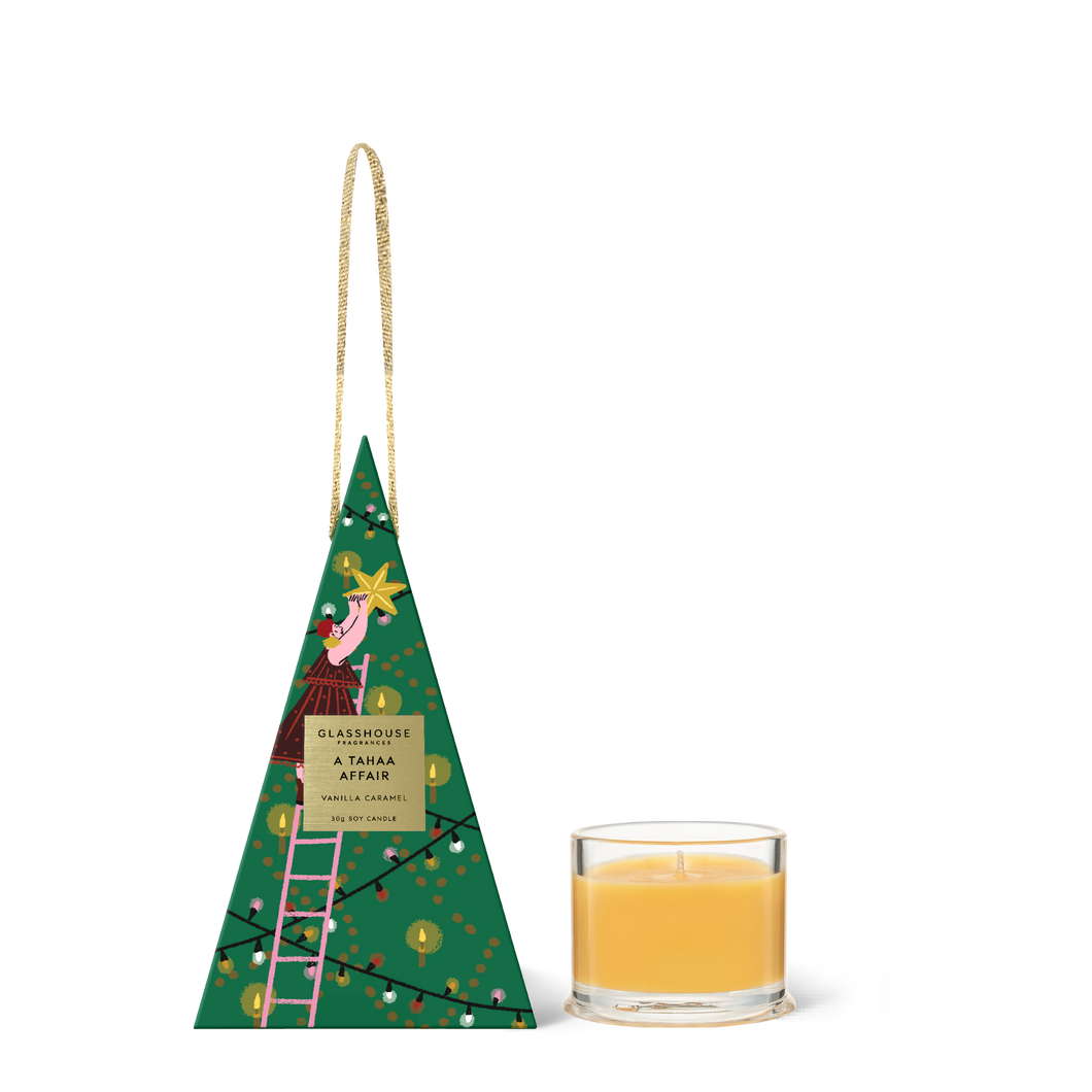 Glasshouse Christmas Ornament Candle