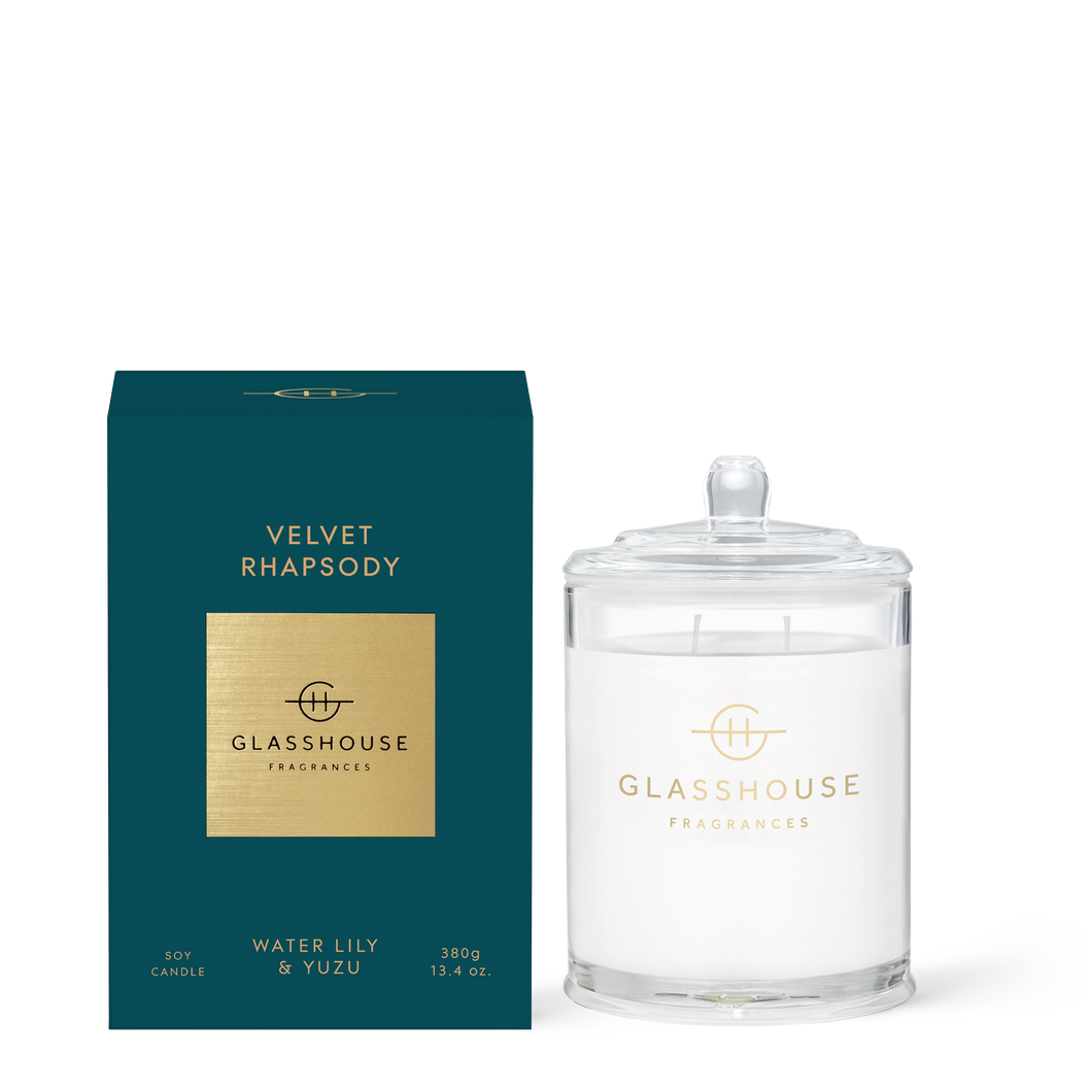 Glasshouse 13.4 oz. Candle -Velvet Rhapsody