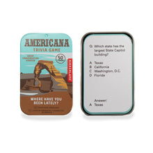 Load image into Gallery viewer, Trivia Tin -Americana
