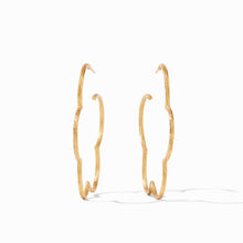 Load image into Gallery viewer, Julie Vos Gardenia Textured Hoops
