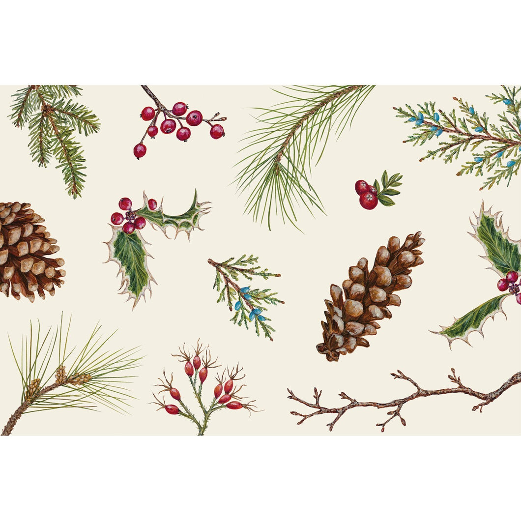 H&C Paper Placemats -Winter Collage