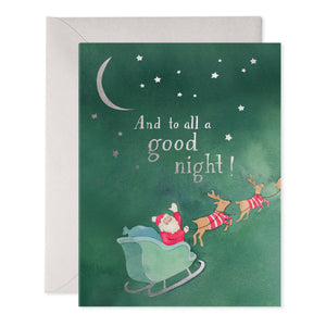 E Frances Holiday Card -To All a Good Night