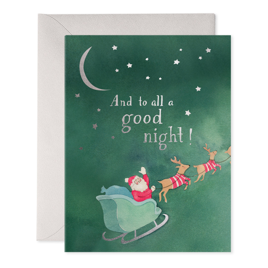E Frances Holiday Card -To All a Good Night