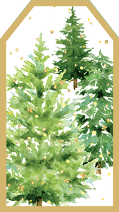 Christmas Gift Tag -White Christmas