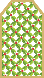 Christmas Gift Tag -Leaf & Berry