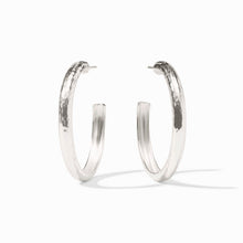 Load image into Gallery viewer, Julie Vos Silver Havana Hoop

