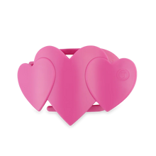 Load image into Gallery viewer, Teleties Flat Clip -Pink Heart to Heart
