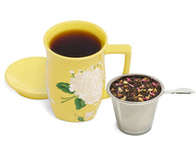 Load image into Gallery viewer, Tea Forte Fiore Steeping Cup with Infuser Hydrangea
