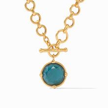 Load image into Gallery viewer, Julie Vos Honeybee Demi Necklace -Iridescent Montana Blue
