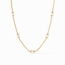 Load image into Gallery viewer, Julie Vos Hydra Delicate Station Necklace -Pearl
