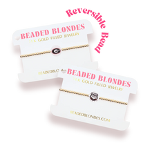 Load image into Gallery viewer, BB Georgia Bulldogs Gold Logo Bracelet
