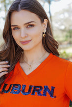 Load image into Gallery viewer, Auburn University 24K Gold Plated Pendant Necklace
