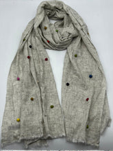 Load image into Gallery viewer, Cashmere Pom Pom Scarves
