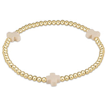 Load image into Gallery viewer, enewton Extends Gold Signature Cross Bracelets -3mm
