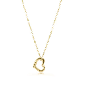 enewton 16" Gold Necklace -Love Gold Charm