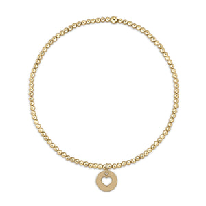 enewton Classic Gold Bead Bracelet -2mm -Love Small Gold Disc