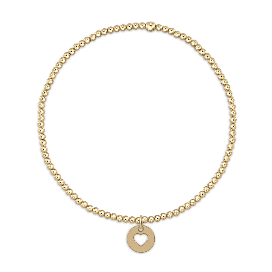 enewton Classic Gold Bead Bracelet -2mm -Love Small Gold Disc