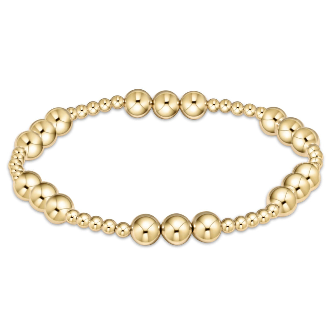 enewton Classic Joy Bead Bracelet -Gold -6mm