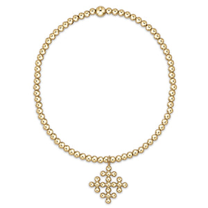 enewton Extends Classic Gold Bead Bracelet -2.5mm -Encompass Gold Charm
