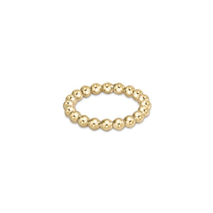 enewton Classic Gold Bead Ring -3mm
