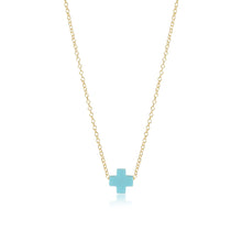 Load image into Gallery viewer, enewton egirl 14&quot; Gold Necklace -Signature Cross
